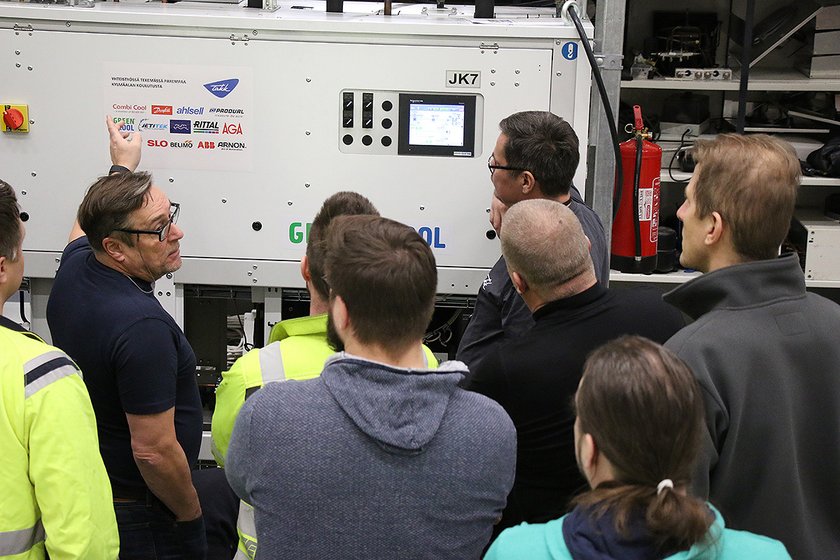 Hiilidioksidi on ympäristöystävällinen kylmäaine.