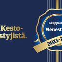 Yksi kestomenetyjistä ja Kauppalehti Menestyjät -sinetti sinisellä pohjalla.