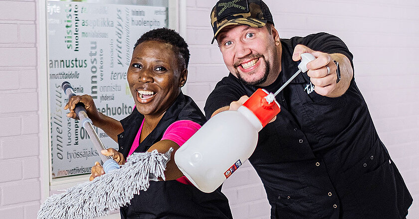 Tule tutustumaan puhtauspalvelu- ja välinehuoltoaloihin