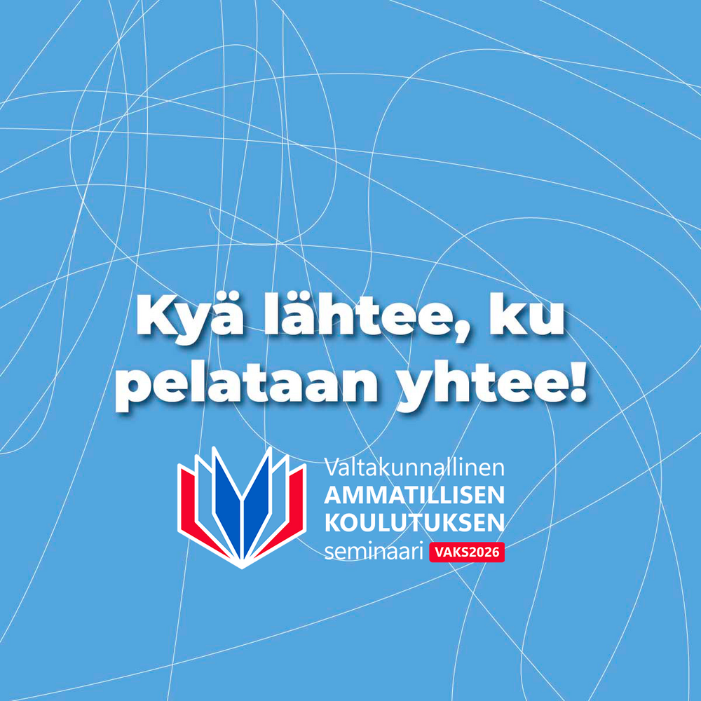 Valtakunnallinen ammatillisen koulutuksen seminaatri 2026.