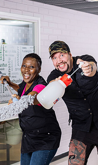 Puhtaus-, kotityö- ja välinehuoltoalojen koulutukset