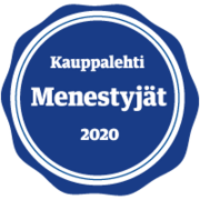 Kauppalehden Menestyjä -sertifikaatti 2020.