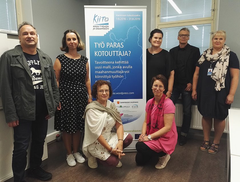 KIITO-hanke on toteutettu TAKKin, TAMK:n ja Silta-Valmennuksen yhteistyönä. KIITO-hanke on toteutettu TAKKin, TAMK:n ja Silta-Valmennuksen yhteistyönä.