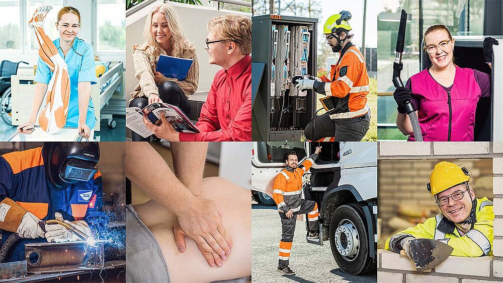 Oppisopimus Oppisopimus sopii useiden alojen opiskeluun.