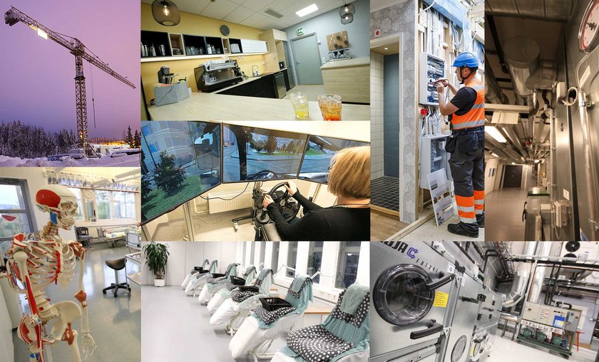 Oppimisympäristöjä TAKKissa Eri alojen oppimisympäristöjä TAKKissa