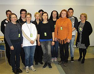 K-ryhmän ensimmäiset palveluosaajapassilaiset. Vuosi 2012. K-ryhmän palveluosaajapassiryhmä vuonna 2012.