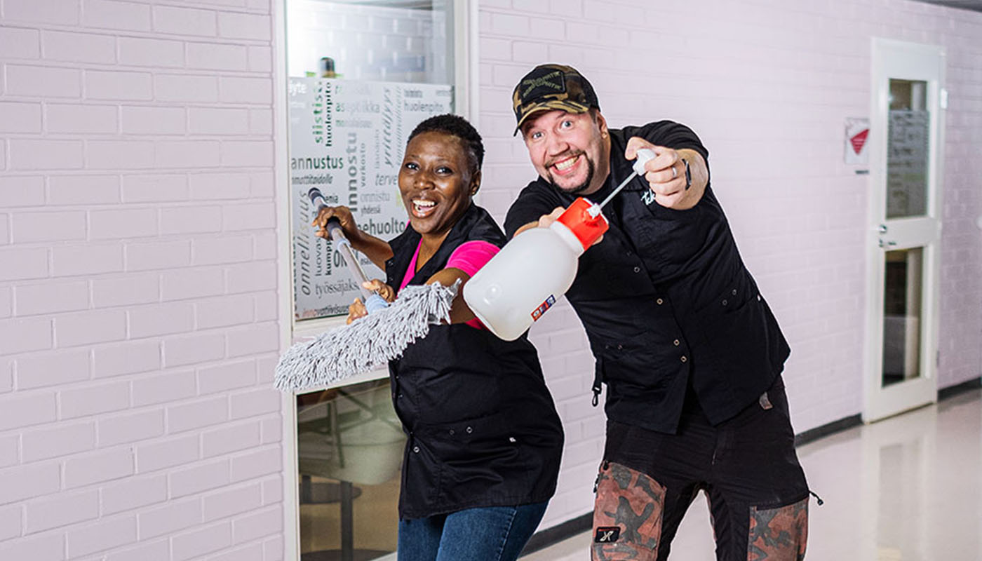 Puhtaus-, kotityö- ja välinehuoltoalojen koulutukset