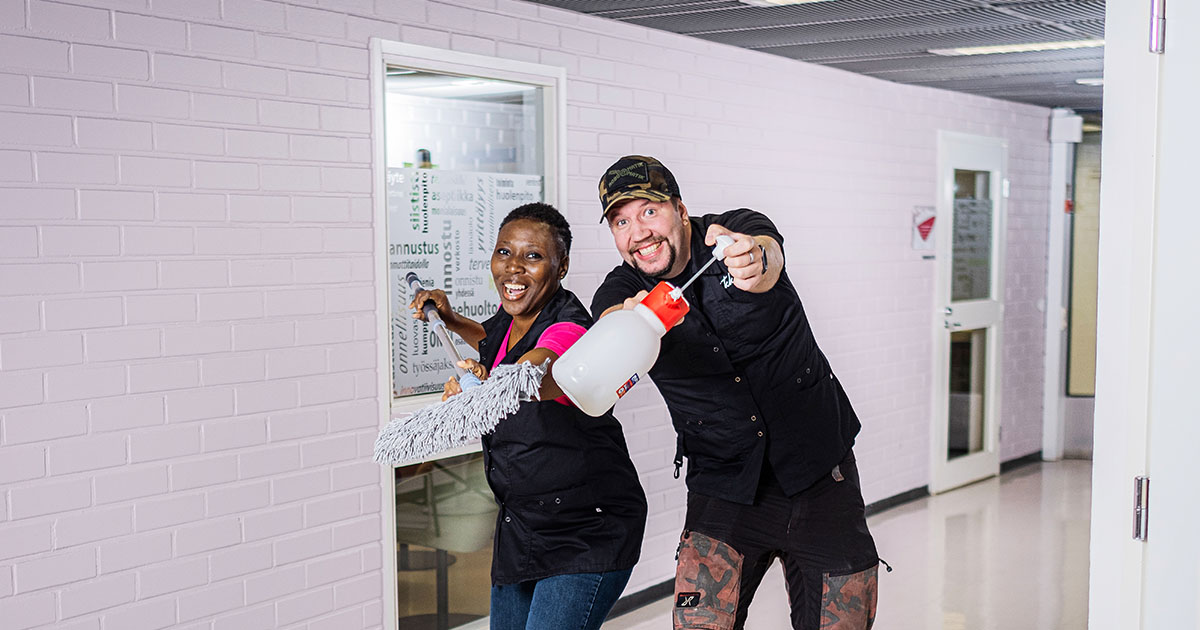 Puhtaus-, kotityö- ja välinehuoltoalojen koulutukset