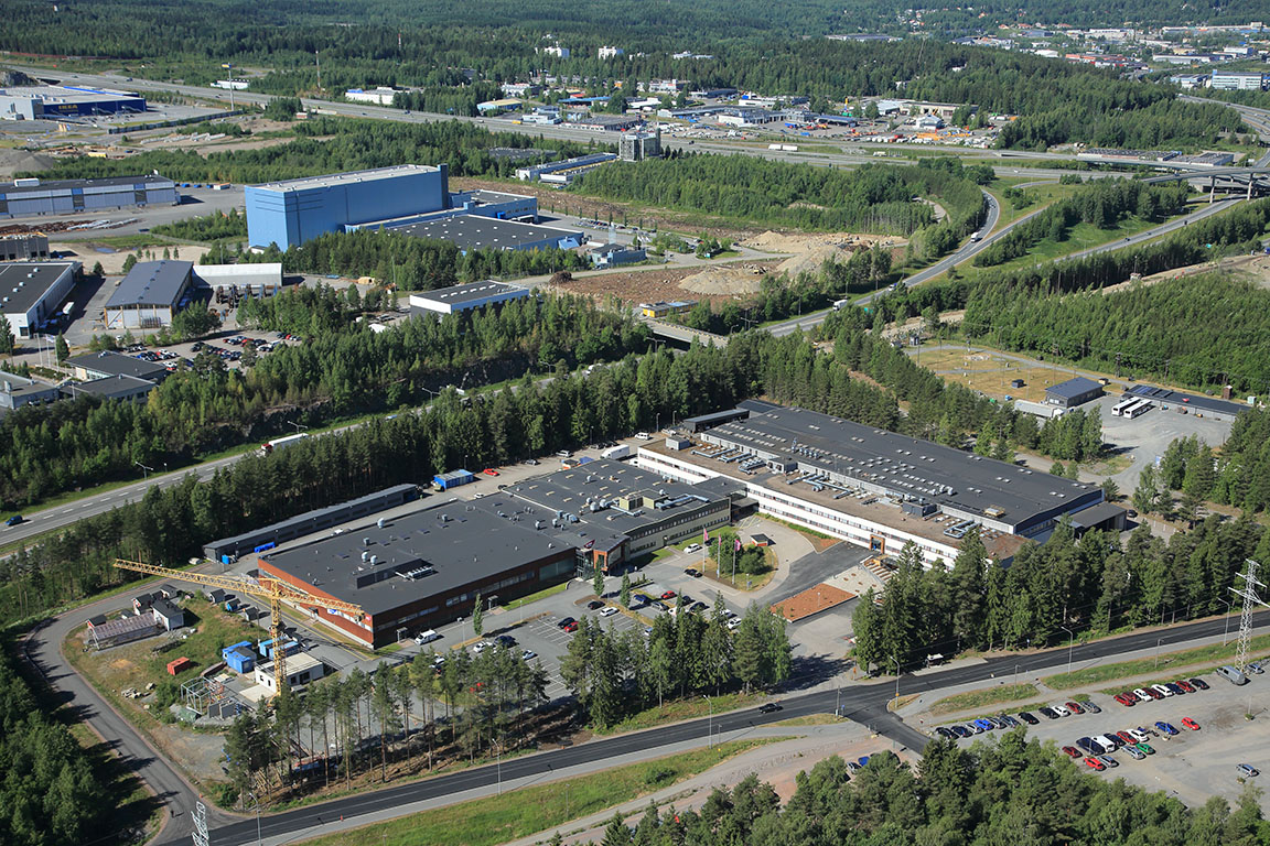 TAKK Nirva campus aerial photo